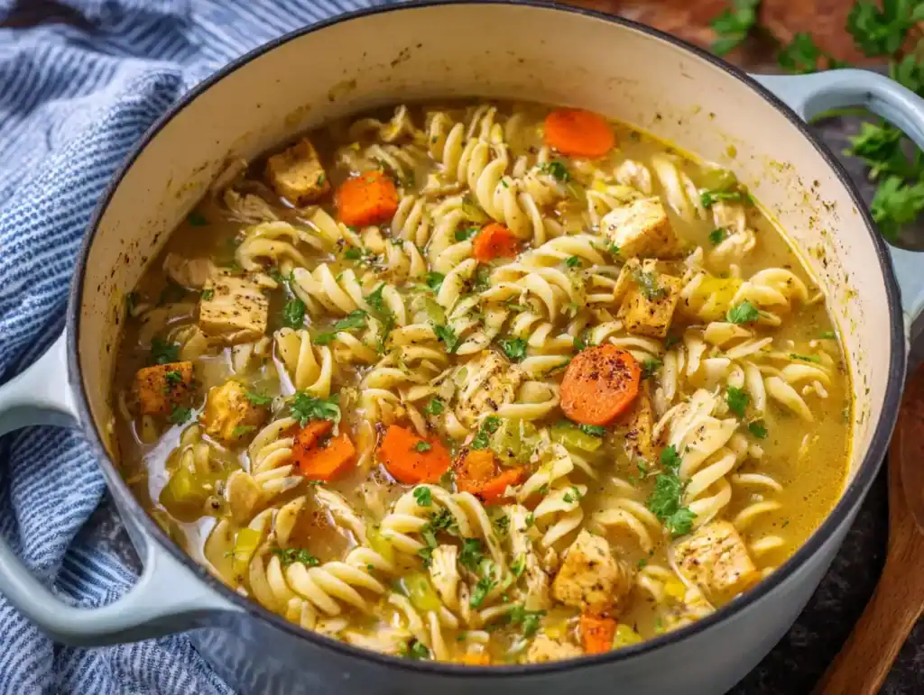 vegan chicken noodle soup