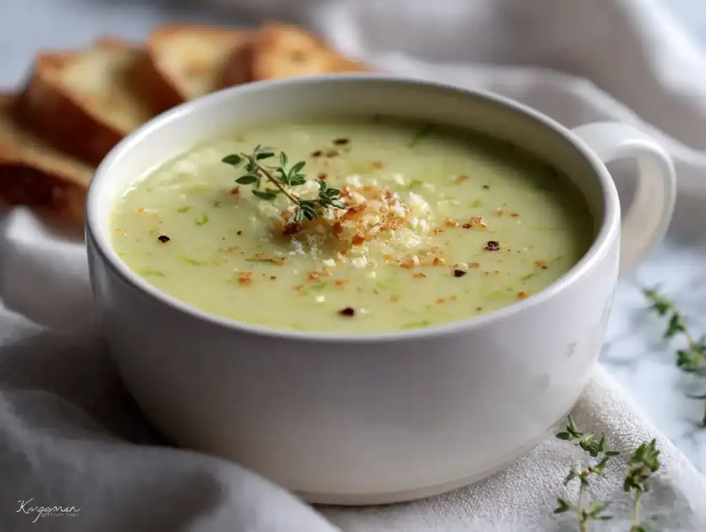 vegan zucchini soup