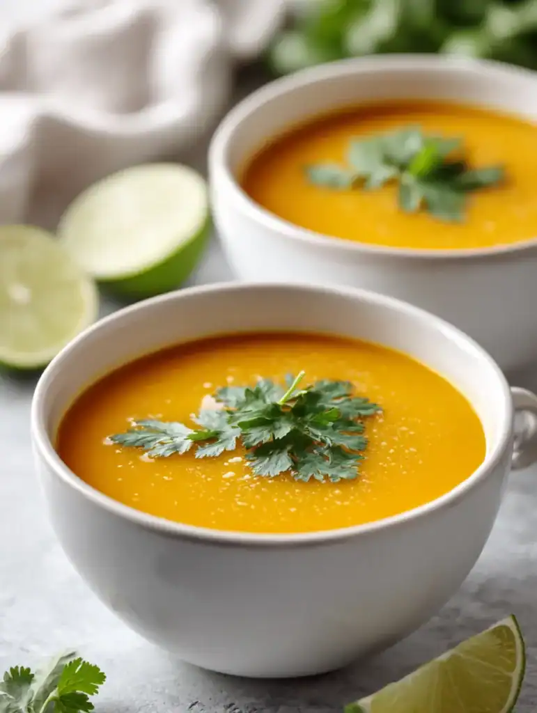 Roasted kabocha squash soup halves on a baking sheet with golden edges and lightly caramelized flesh